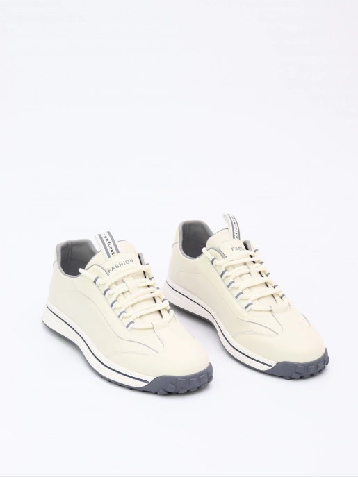 Male sneakers Respect: white, Year - 01