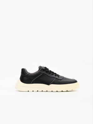 Men's Sneakers Respect:  black, Summer - 01