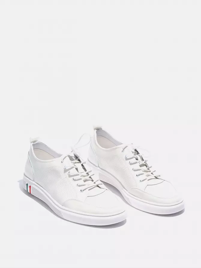 Men's Sneakers Respect: white, Summer - 01