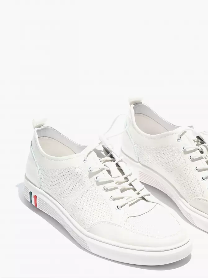 Men's Sneakers Respect: white, Summer - 02