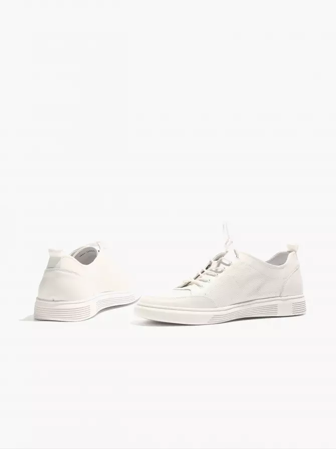 Men's Sneakers Respect: white, Summer - 04