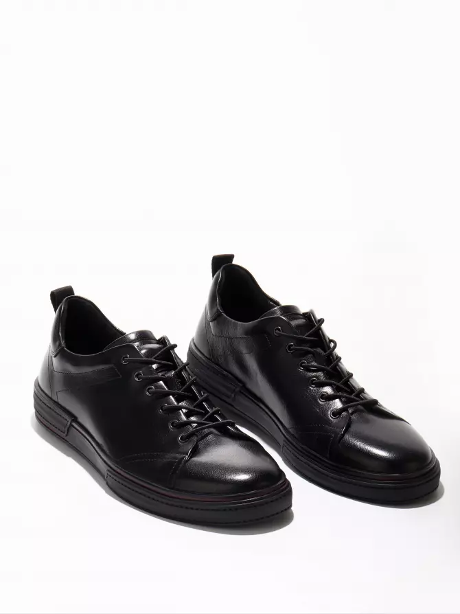 Men's Sneakers Respect: black, Summer - 02