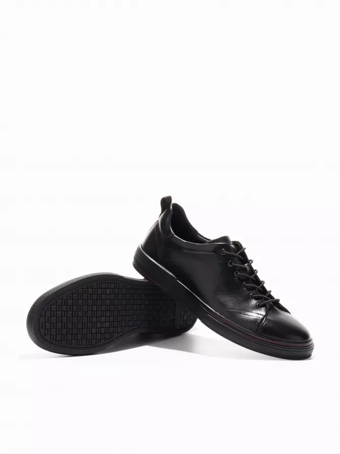 Men's Sneakers Respect: black, Summer - 03