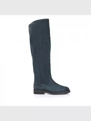 Female over knee boots Respect:  blue, Winter - 01