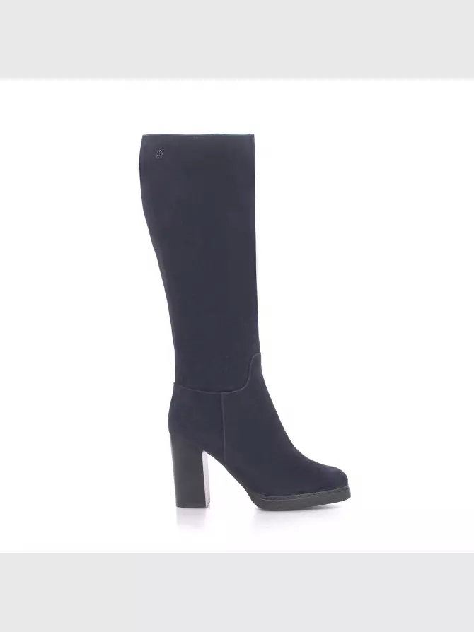 Female high boots Respect: blue, Winter - 00