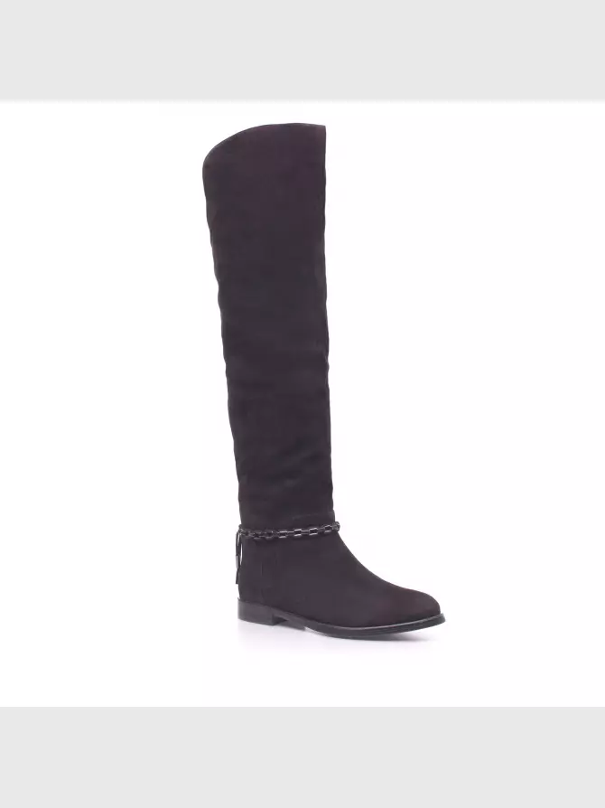 Female over knee boots Respect: purple, Winter - 01