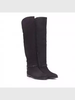 Female over knee boots Respect:  purple, Winter - 02