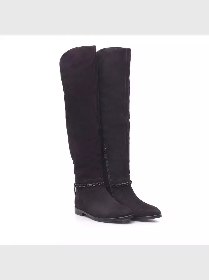 Female over knee boots Respect: purple, Winter - 02