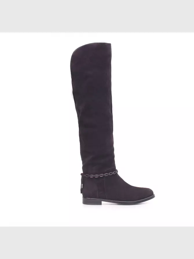 Female over knee boots Respect: purple, Winter - 00