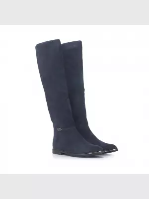 Female high boots Respect:  blue, Winter - 02