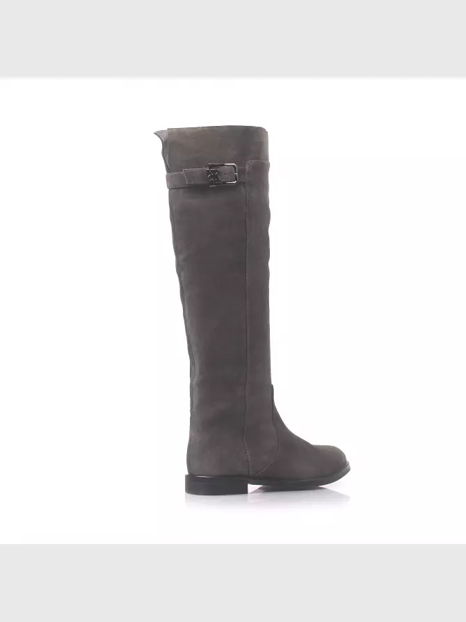Female over knee boots Respect: grey, Winter - 03