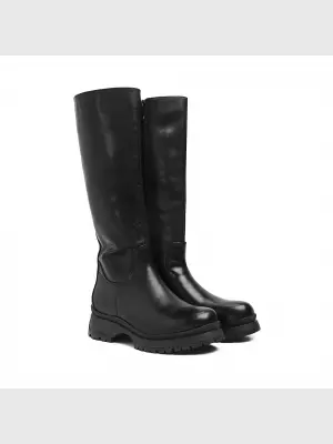 Female high boots Respect:  black, Winter - 01