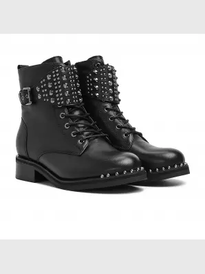 Female boots Respect:  black, Winter - 01