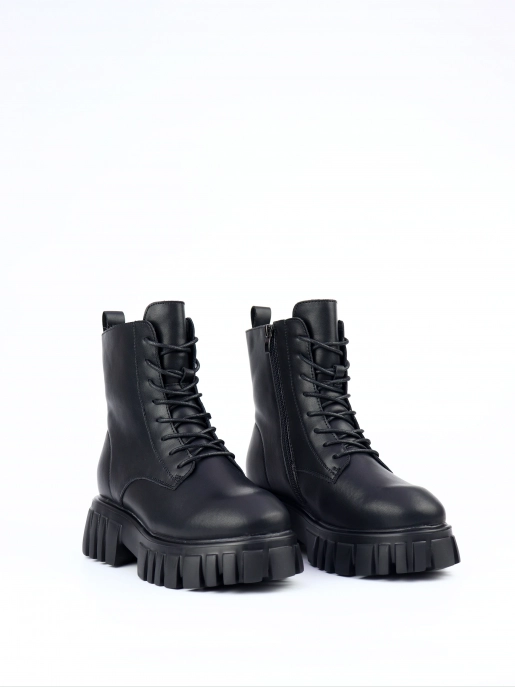 Female boots Respect: black, Winter - 02