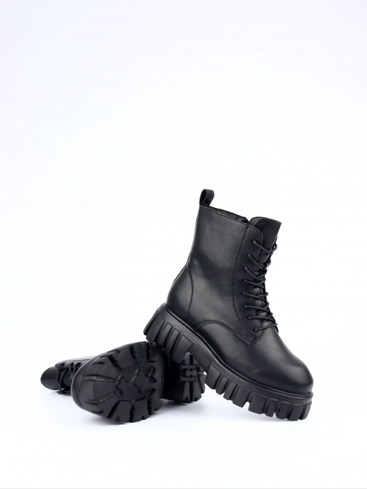 Female boots Respect: black, Winter - 04