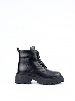 Female boots Respect:  black, Winter - 01