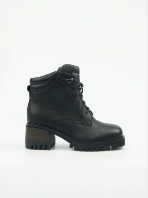 Female boots Respect:  black, Winter - 01