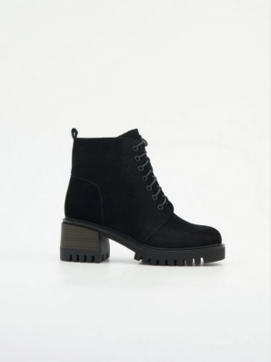 Female boots Respect:  black, Winter - 01