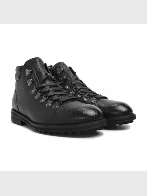 Male boots Respect:  black, Winter - 01