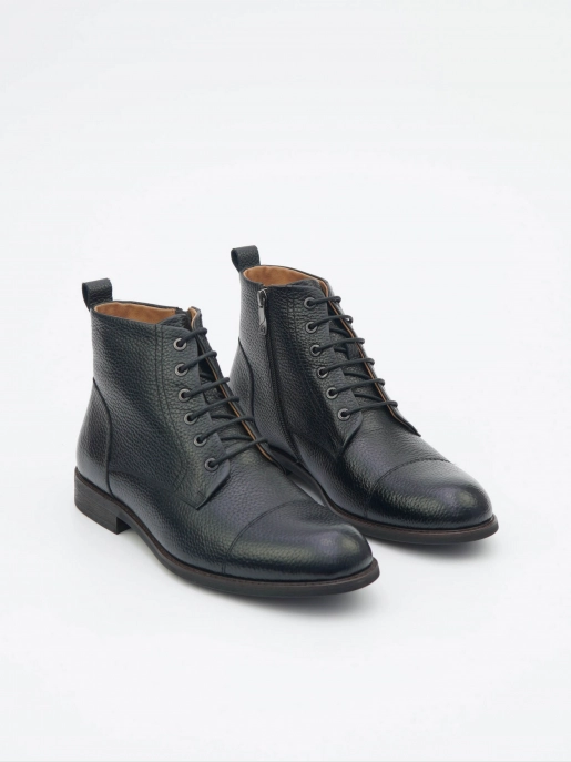 Male shoes Respect: black, Winter - 01