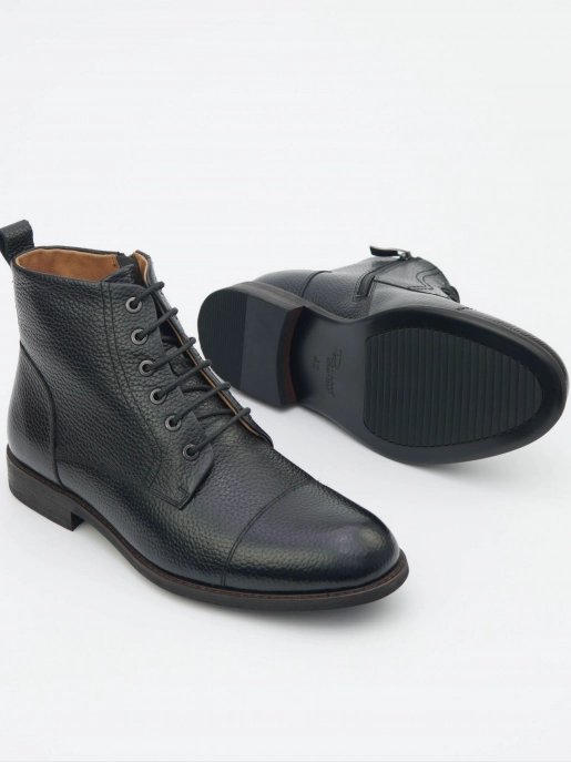 Male shoes Respect: black, Winter - 03