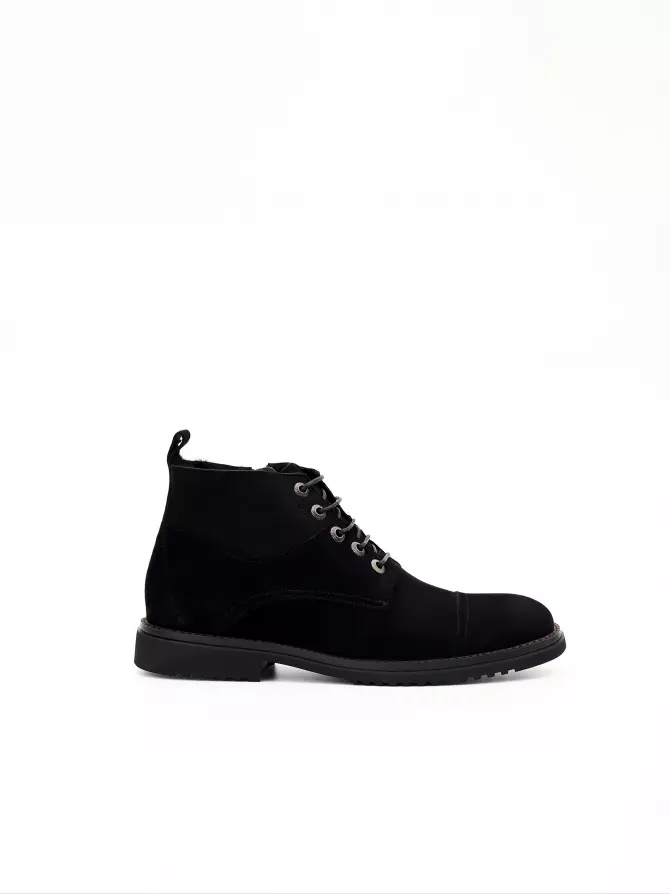 Male shoes Respect: black, Winter - 00