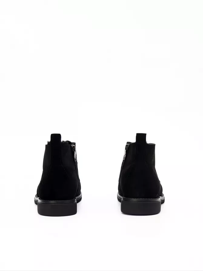 Male shoes Respect: black, Winter - 03