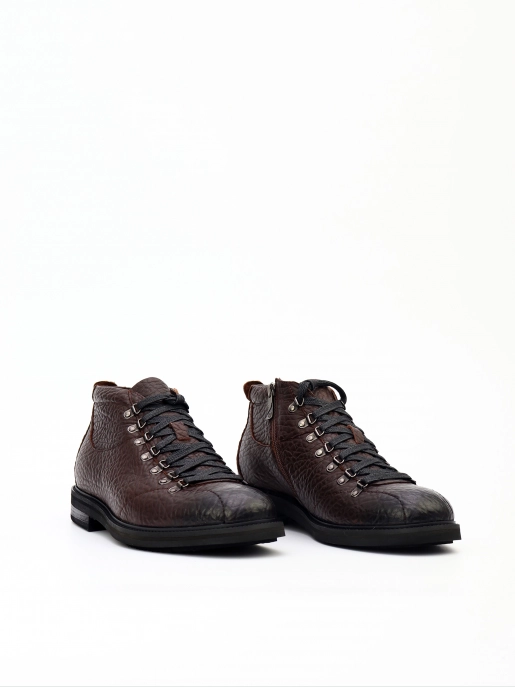 Чоловічі черевики Respect: коричневий, Зима - 01