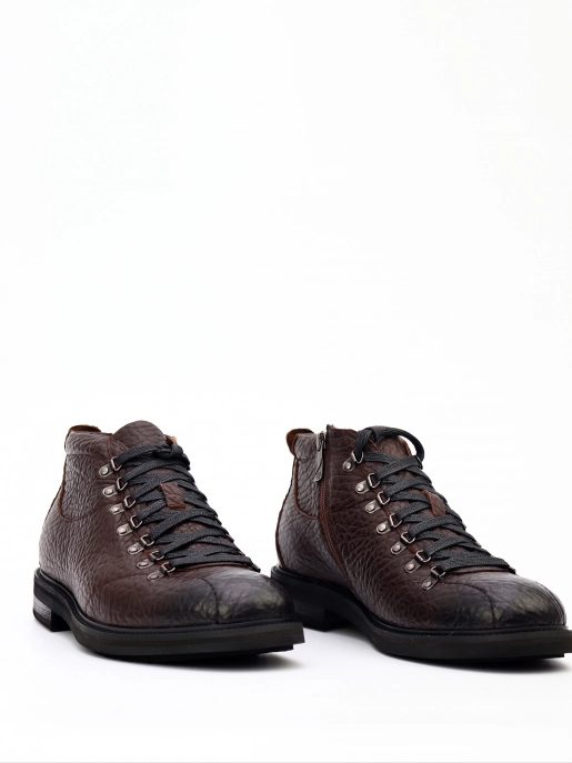 Чоловічі черевики Respect: коричневий, Зима - 02