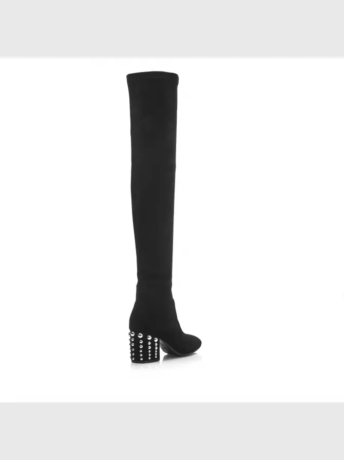 Female over knee boots Respect: black, Demі - 03