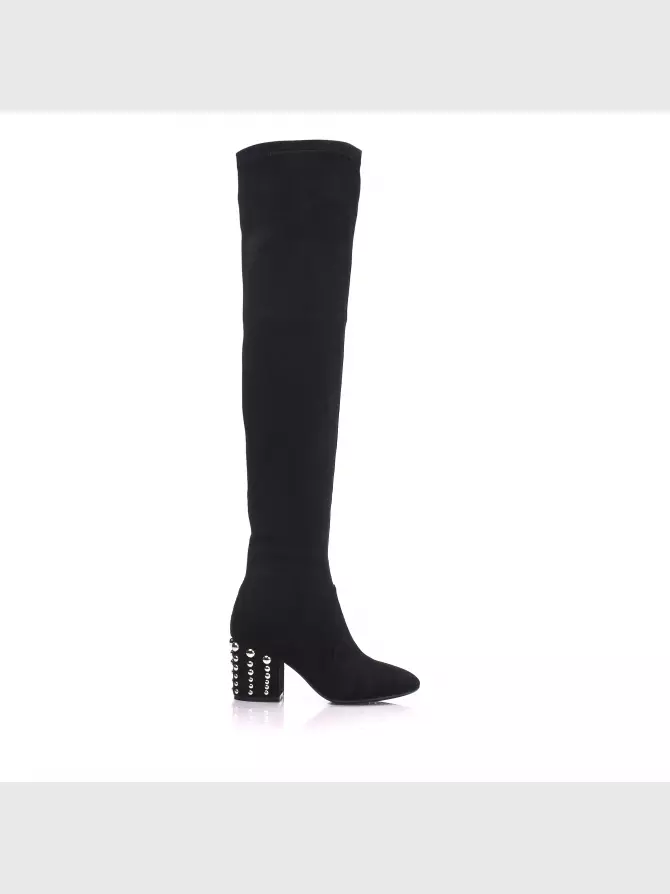 Female over knee boots Respect: black, Demі - 00