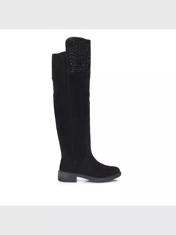 Female over knee boots Respect: black, Demі - 00