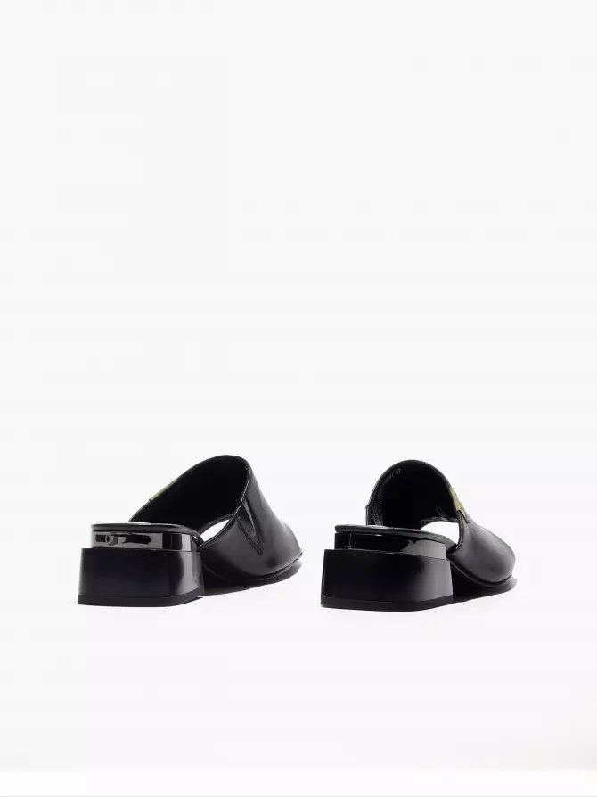 Women's clogs Respect: black, Summer - 04