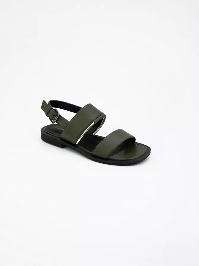 Women's sandals Respect: green, Summer - 01