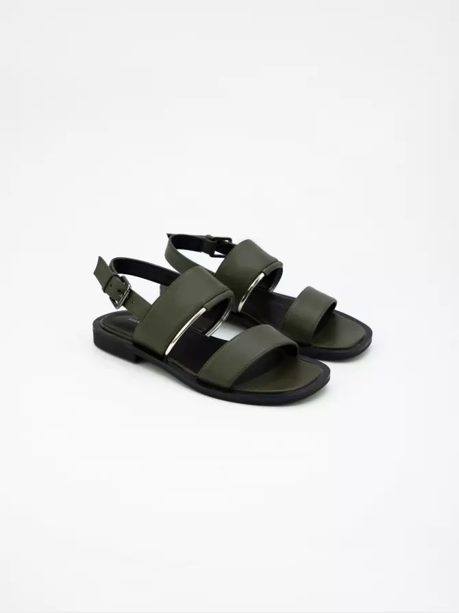 Women's sandals Respect: green, Summer - 02