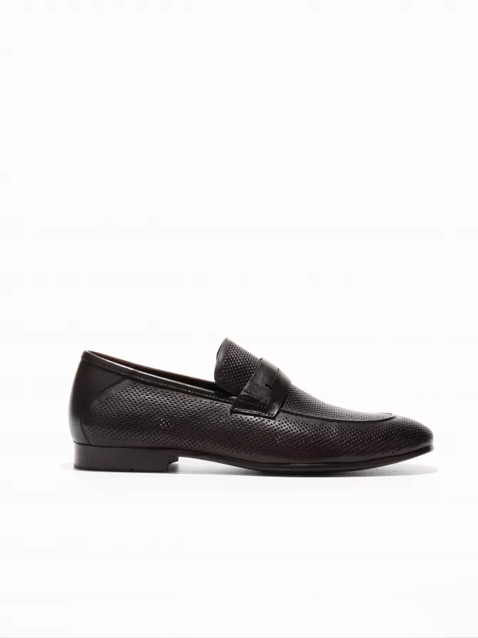 Men's loafers Respect: brown, Summer - 00