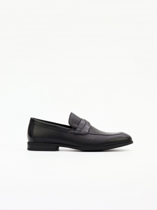 Men's loafers Respect: black, Summer - 00