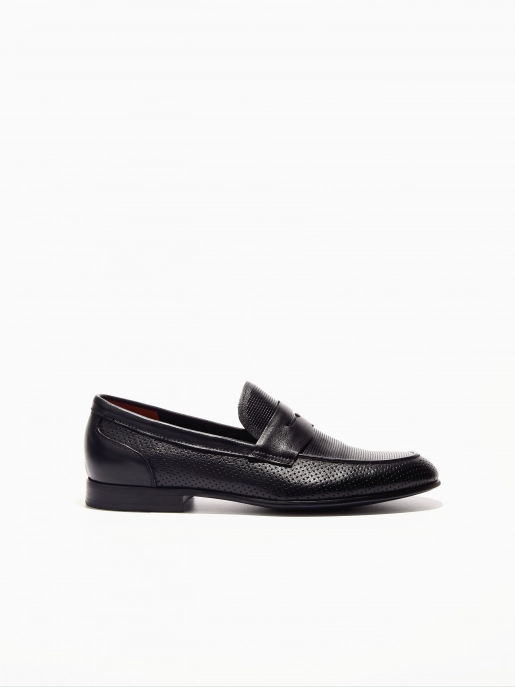 Men's loafers Respect: black, Summer - 00