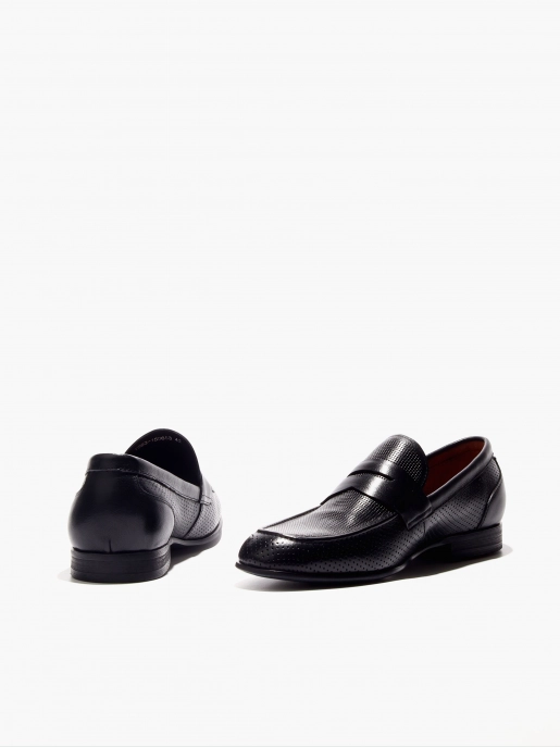Men's loafers Respect: black, Summer - 04