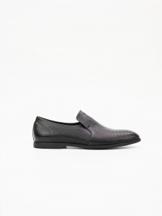 Male shoes Respect:  black, Summer - 01