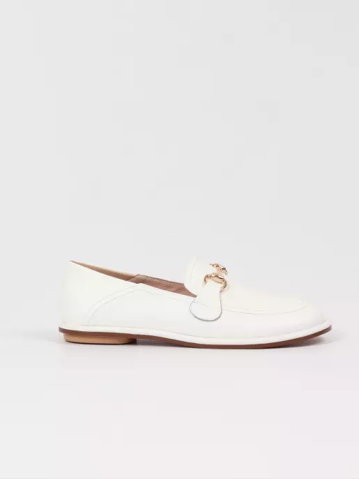 Women's loafers Respect: white, Summer - 00