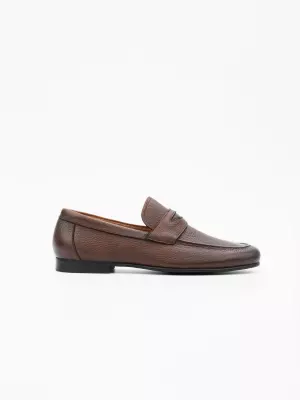 Men's loafers Respect:  brown, Year - 01