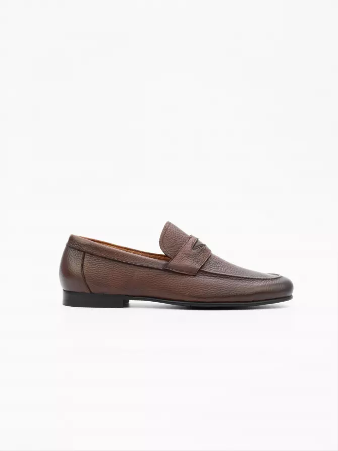 Men's loafers Respect: brown, Year - 00