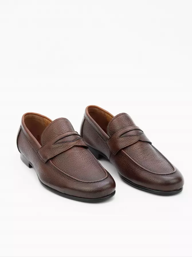 Men's loafers Respect: brown, Year - 01