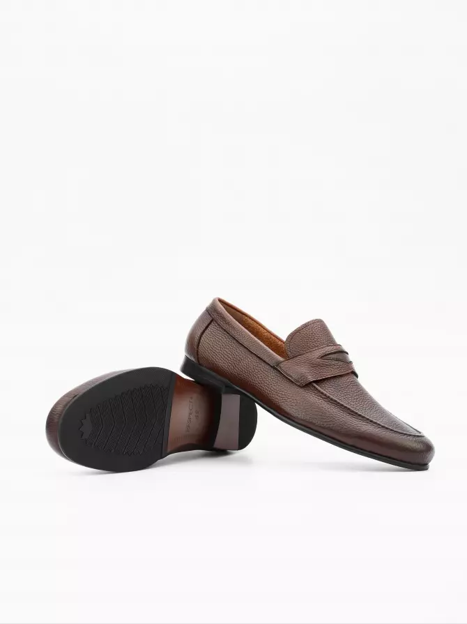 Men's loafers Respect: brown, Year - 03