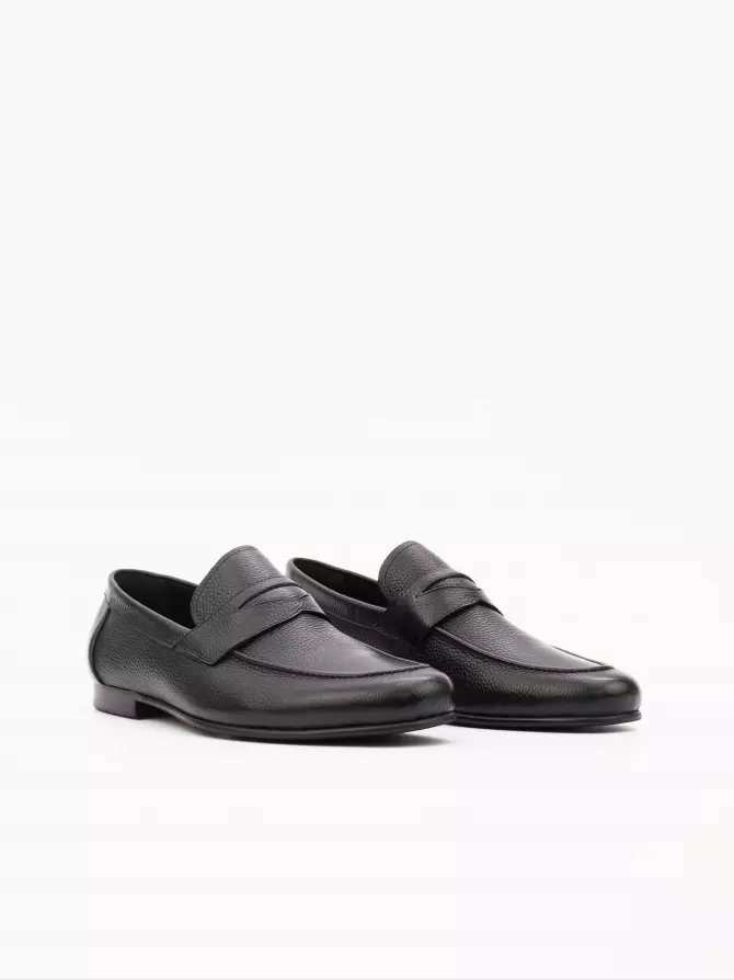 Men's loafers Respect: black, Year - 01