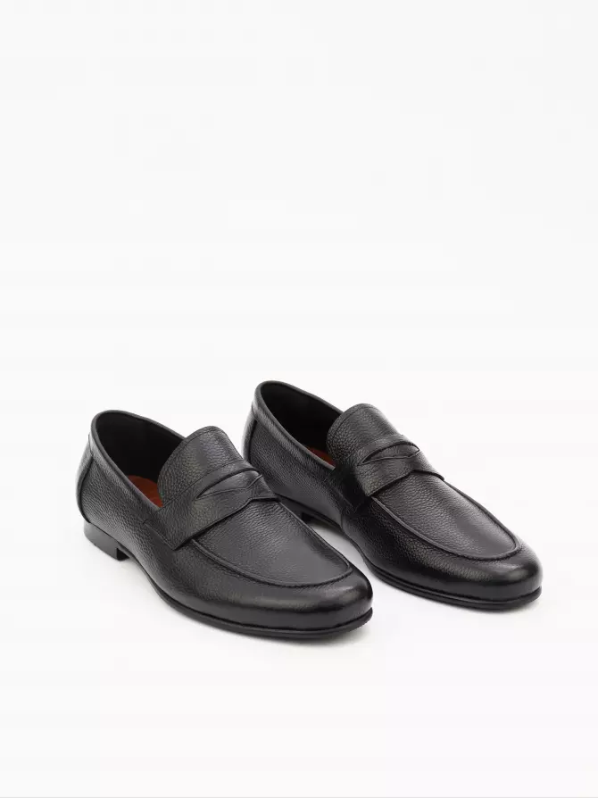 Men's loafers Respect: black, Year - 02