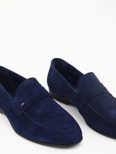 Men's loafers Respect:  blue, Year - 02