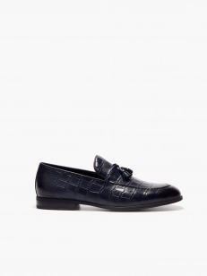 Men's loafers Respect:  blue, Year - 01