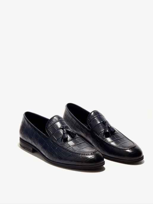 Men's loafers Respect: blue, Year - 01